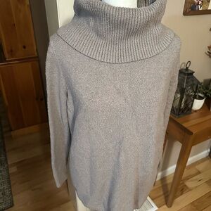 Cozy Gray Turtleneck Sweater